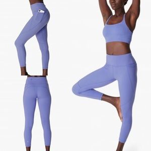 NWT Sweaty Betty Power 7/8 Length Cornflower Blue Leggings - Size: XXL